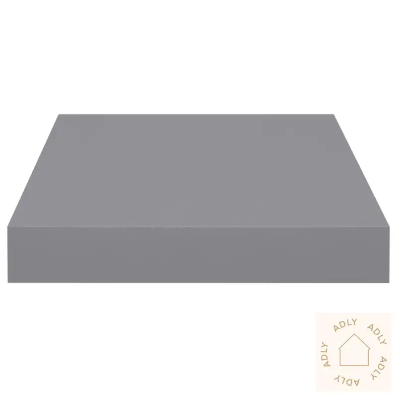 Flytende Vegghyller 4 Stk Grå 23X23,5X3,8 Cm Mdf