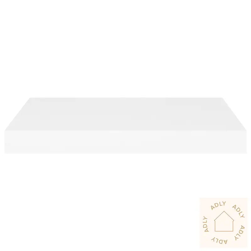 Flytende Vegghyller 2 Stk Hvit 50X23X3,8 Cm Mdf