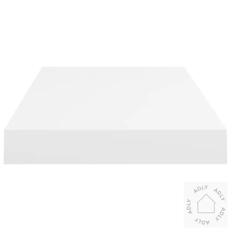 Flytende Vegghyller 2 Stk Hvit 50X23X3,8 Cm Mdf