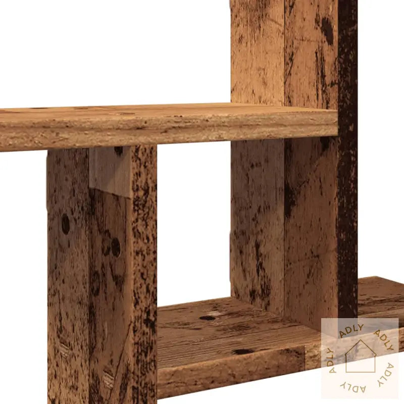 Vegghyller 2 Stk Gammelt Tre 38X12X38 Cm Konstruert Tre