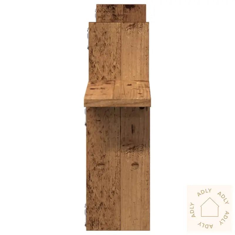 Vegghyller 2 Stk Gammelt Tre 38X12X38 Cm Konstruert Tre