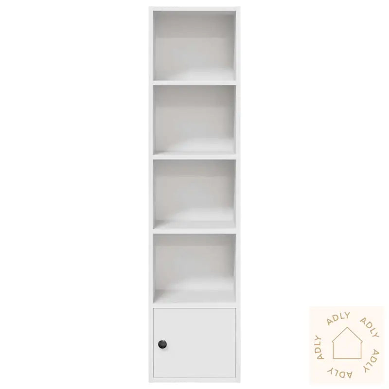 Bokhylle Hvit 31X24X127 Cm Konstruert Tre