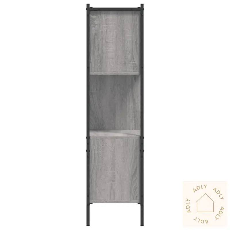 Bokhylle Grå Sonoma 72X28X109 Cm Konstruert Tre