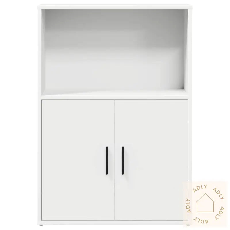 Bokhylle Hvit 60X24X85 Cm Konstruert Tre