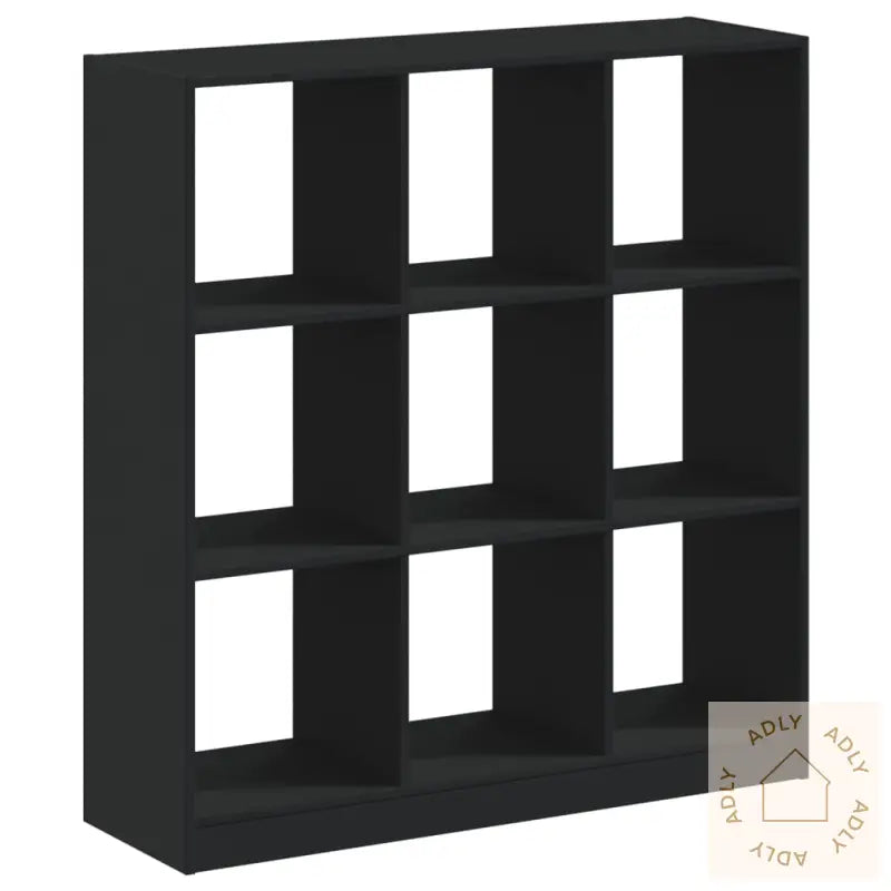 Bokhylle Svart 102X32X108 Cm Konstruert Tre
