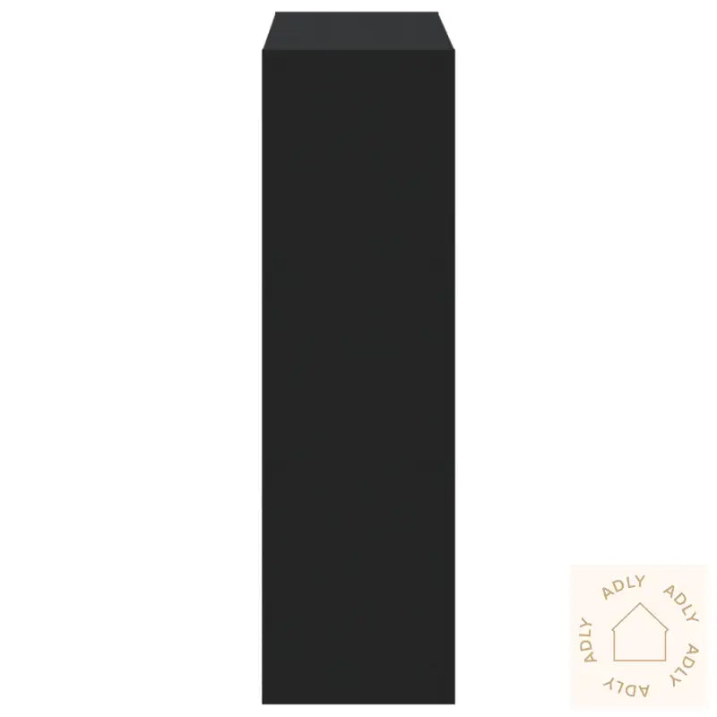 Bokhylle Svart 102X32X108 Cm Konstruert Tre