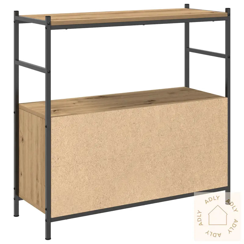 Bokskap Artisian Eik 80X30X78,5 Cm Konstruert Tre