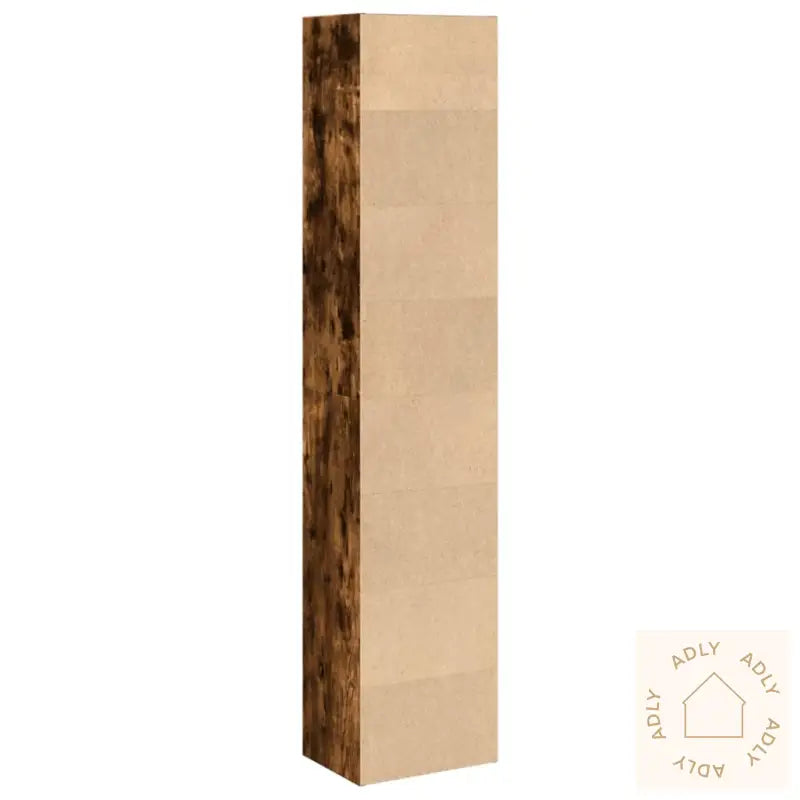 Bokhylle Røkt Eik 40X30X189 Cm Konstruert Tre