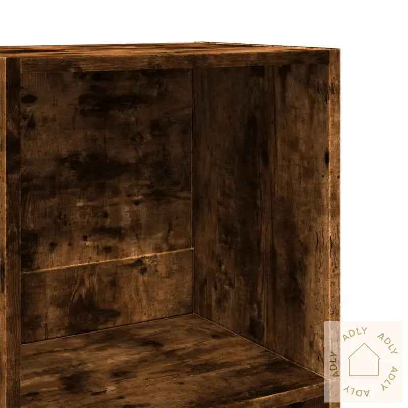 Bokhylle Røkt Eik 40X30X189 Cm Konstruert Tre