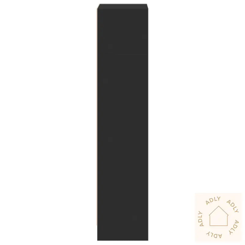 Bokhylle Svart 40X24X109 Cm Konstruert Tre