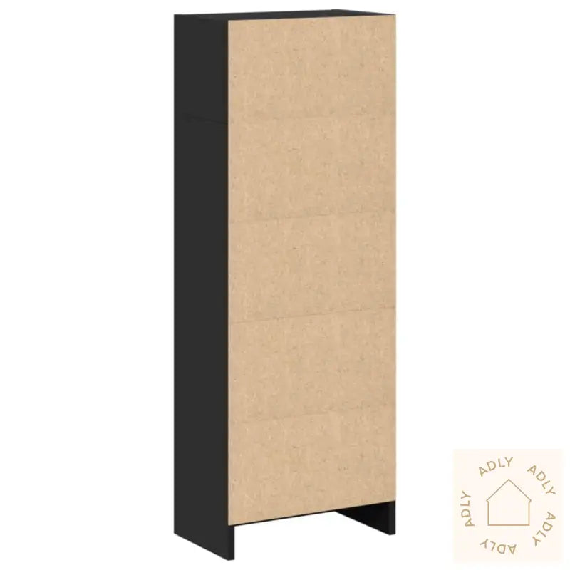 Bokhylle Svart 40X24X109 Cm Konstruert Tre