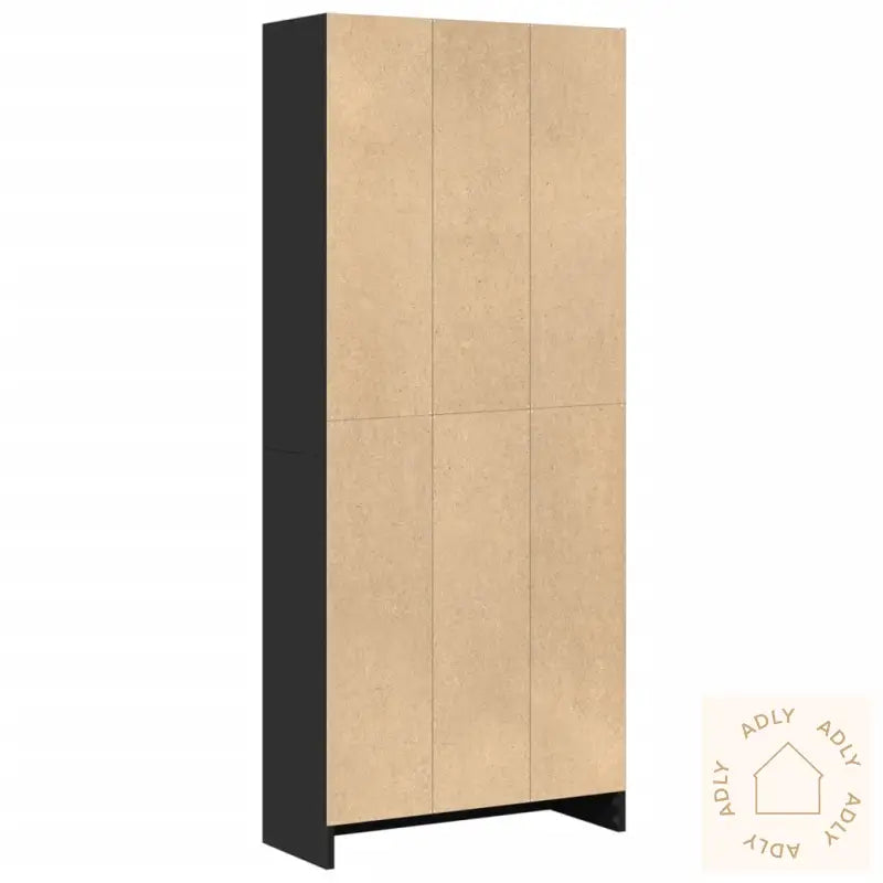 Bokhylle Svart 60X24X143 Cm Konstruert Tre