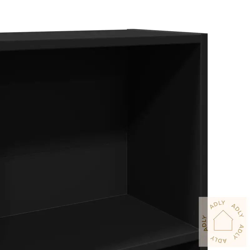 Bokhylle Svart 60X24X143 Cm Konstruert Tre
