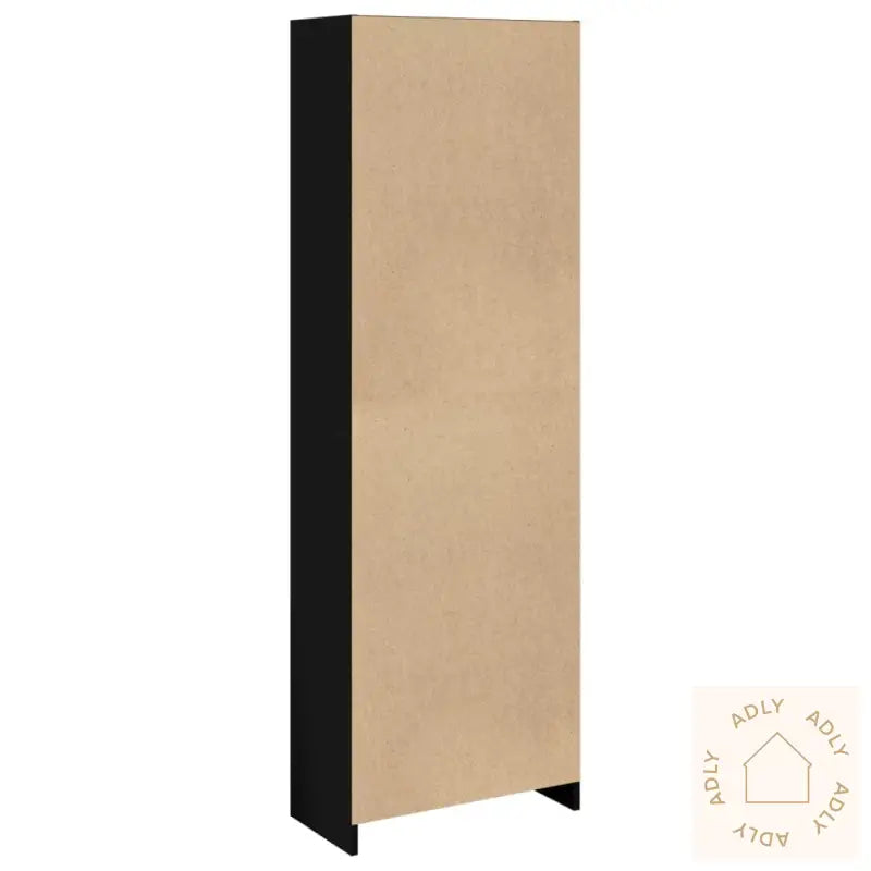 Bokhylle Svart 57X28,5X174 Cm Konstruert Tre
