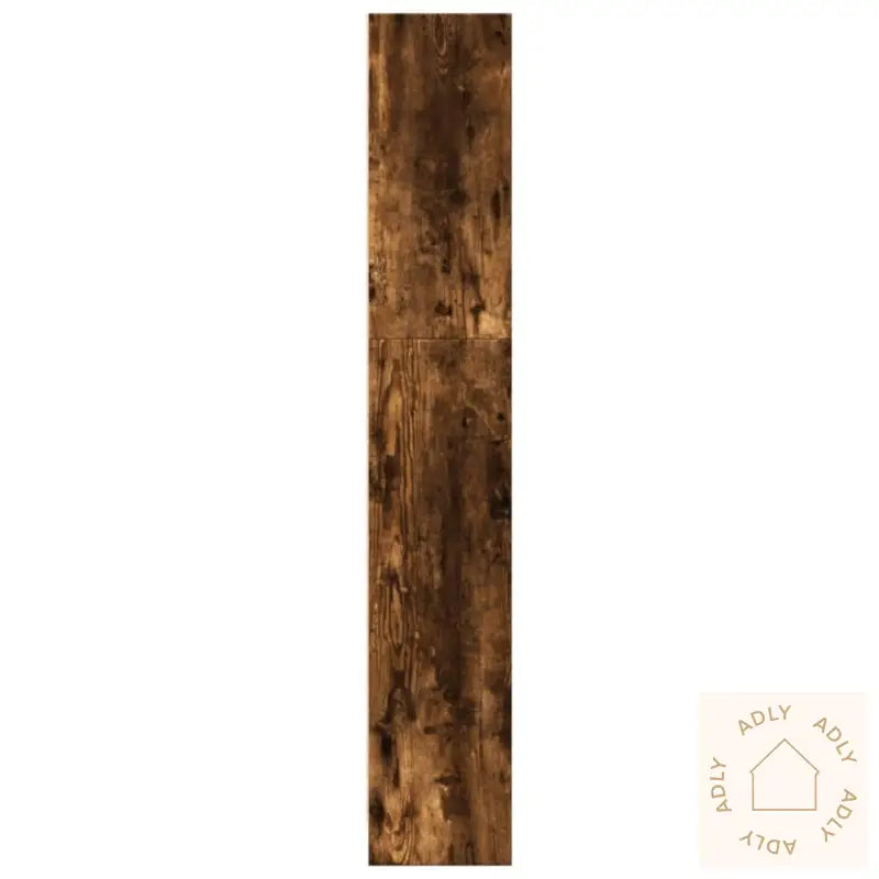 Bokhylle Røkt Eik 40X24X143 Cm Konstruert Tre