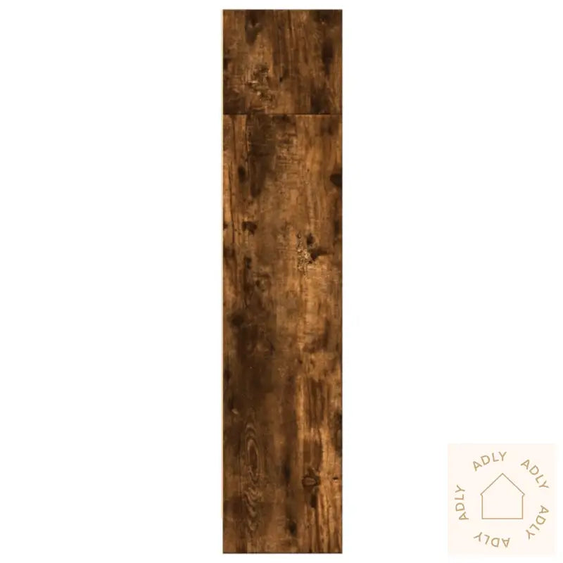 Bokhylle Røkt Eik 80X24X109 Cm Konstruert Tre