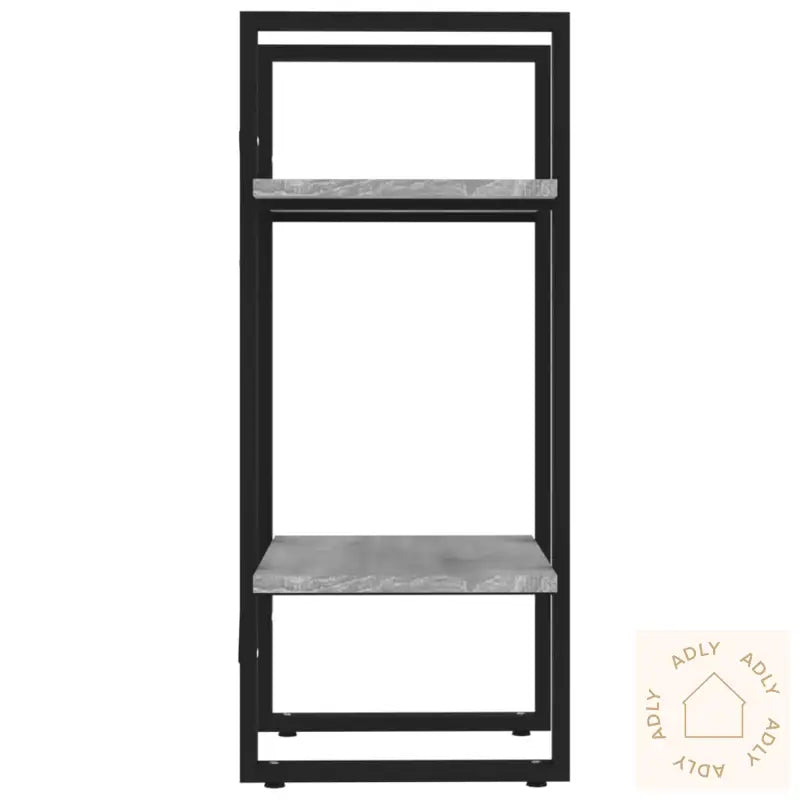 Bokhylle 2 Etasjer Grå Sonoma 40X30X70 Cm Konstruert Tre