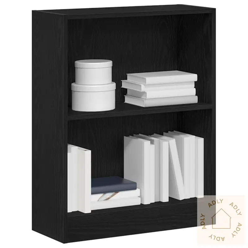 Bokhylle Svart 60X24X76 Cm Konstruert Tre