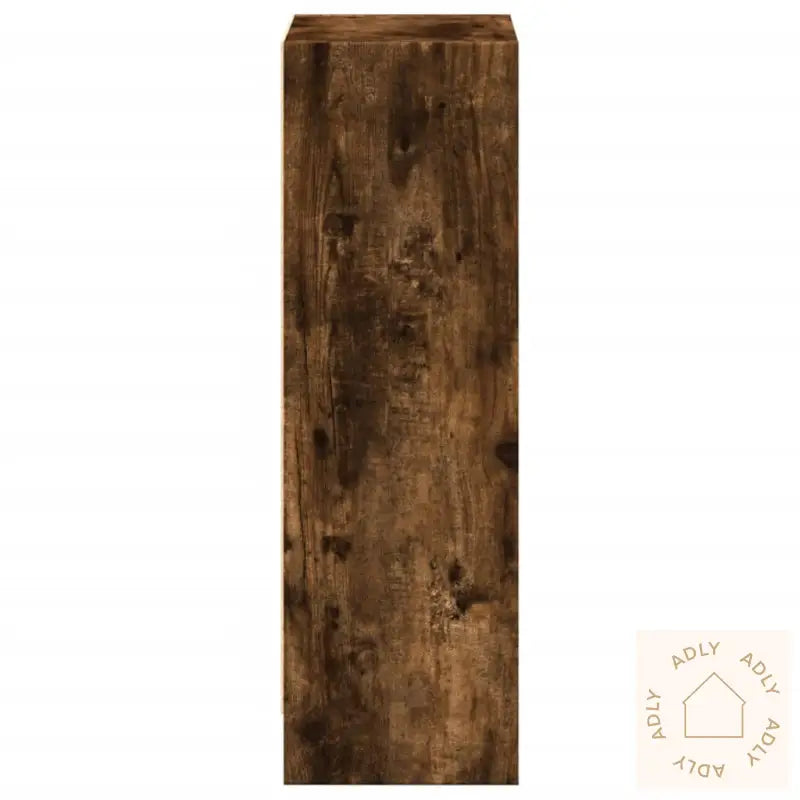Bokhylle Røkt Eik 40X24X76 Cm Konstruert Tre