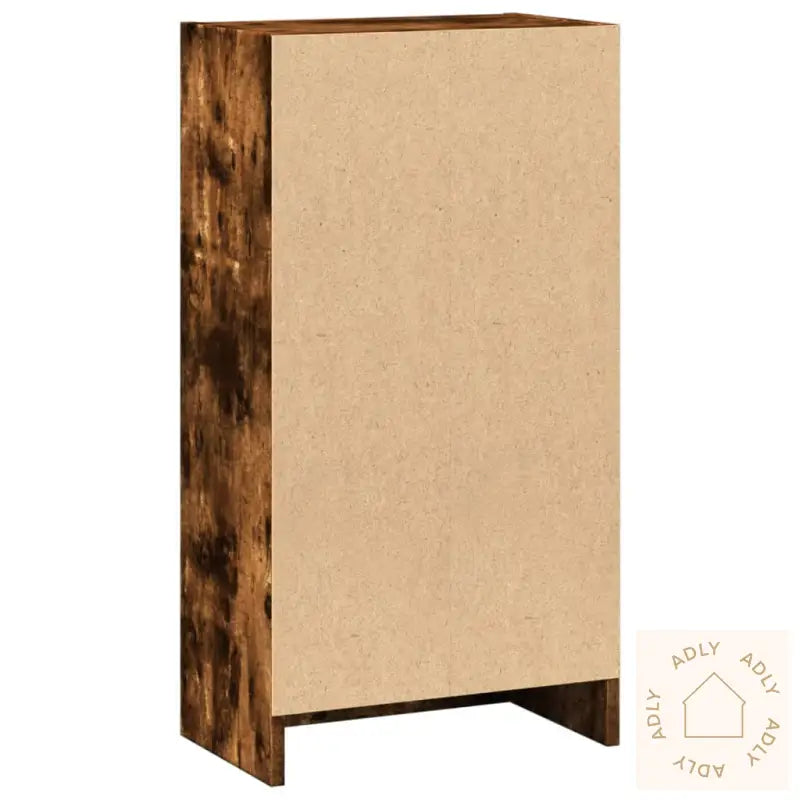 Bokhylle Røkt Eik 40X24X76 Cm Konstruert Tre