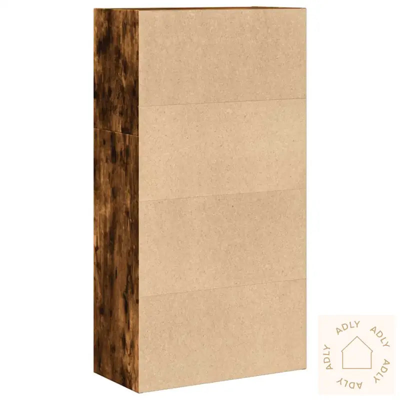 Bokhylle Røkt Eik 60X30X114 Cm Konstruert Tre