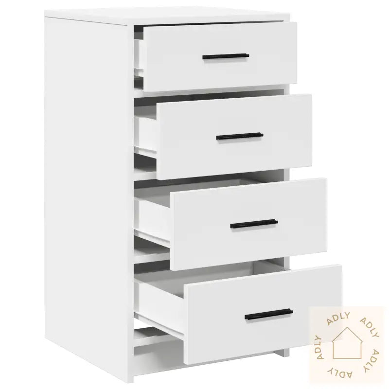 Sideboard Hvit 40X41X75 Cm Konstruert Tre