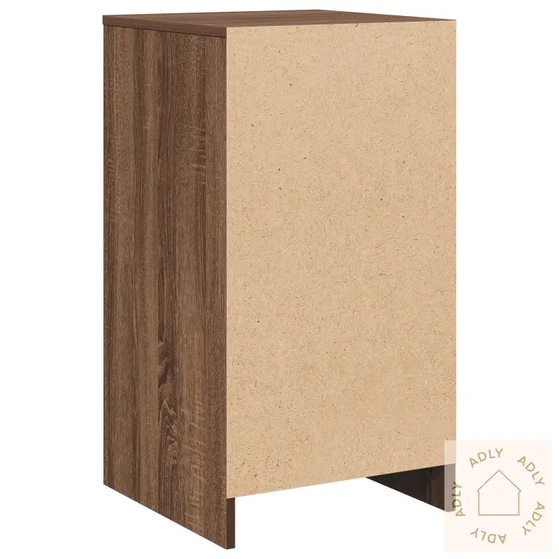 Sidebord Brun Eik 40X41X75 Cm Konstruert Tre