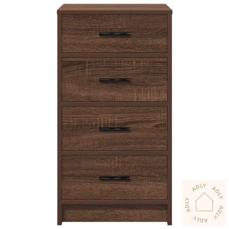 Sidebord Brun Eik 40X41X75 Cm Konstruert Tre