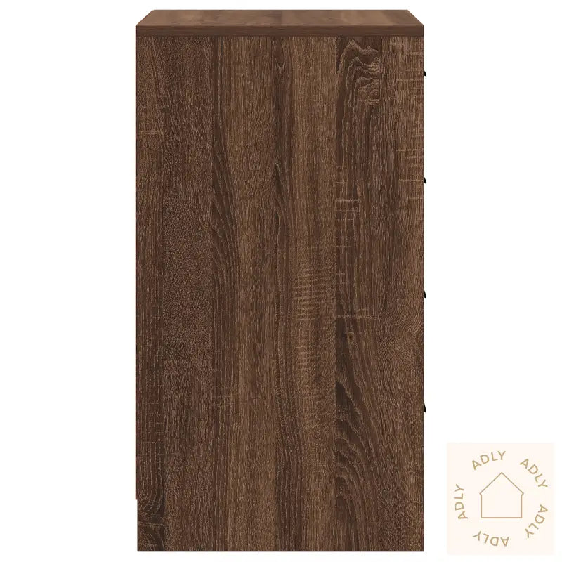 Sidebord Brun Eik 40X41X75 Cm Konstruert Tre