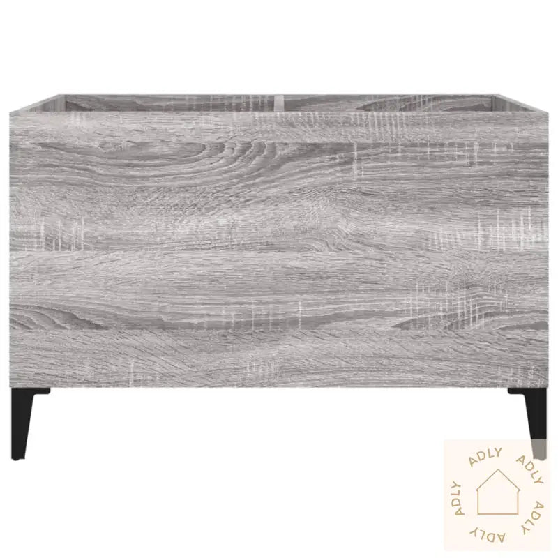 Hifi-Benk Grå Sonoma 74,5X38X48 Cm Konstruert Tre
