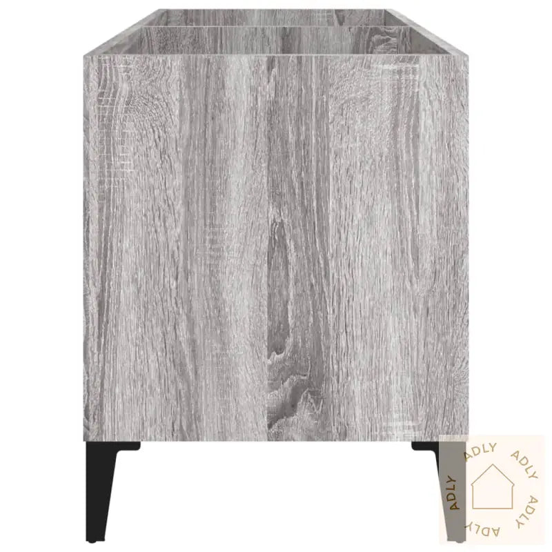 Hifi-Benk Grå Sonoma 74,5X38X48 Cm Konstruert Tre