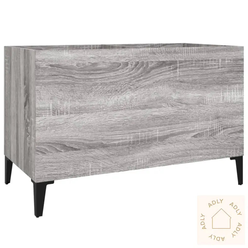 Hifi-Benk Grå Sonoma 74,5X38X48 Cm Konstruert Tre