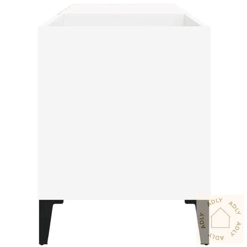 Hifi-Benk Hvit 84,5X38X48 Cm Konstruert Tre