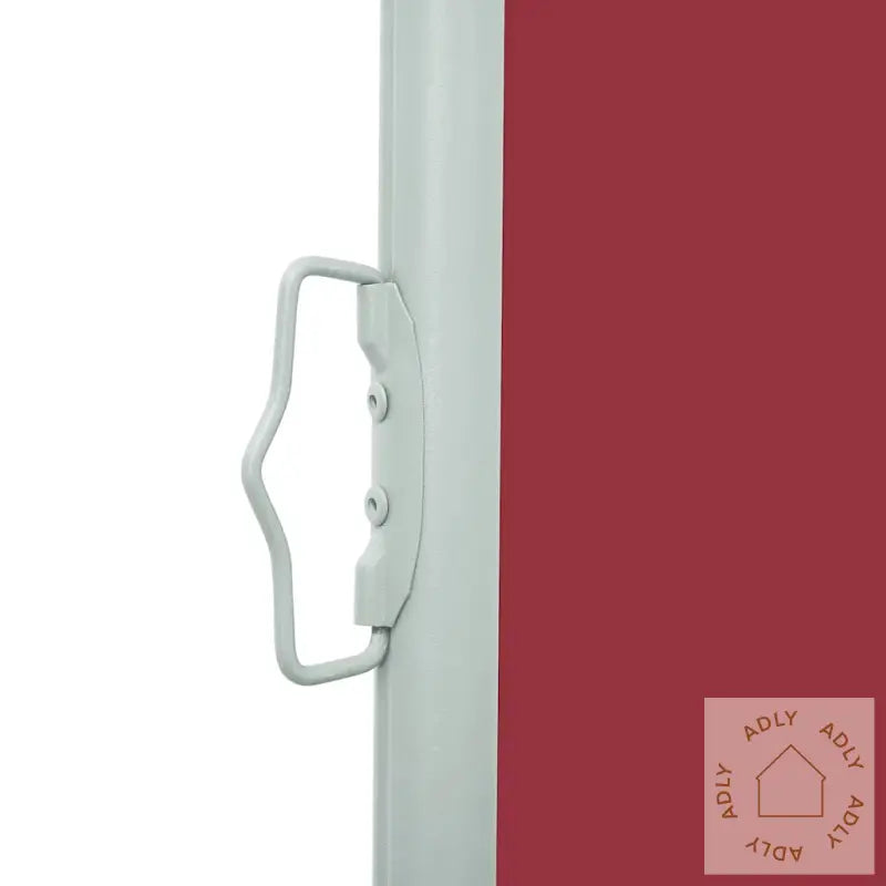 Uttrekkbar Sidemarkise 100X500 Cm Rød