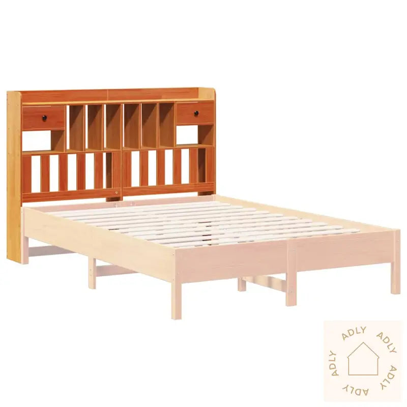 Hodegavl Med Oppbevaring Voksbrun 140 Cm Heltre Furu