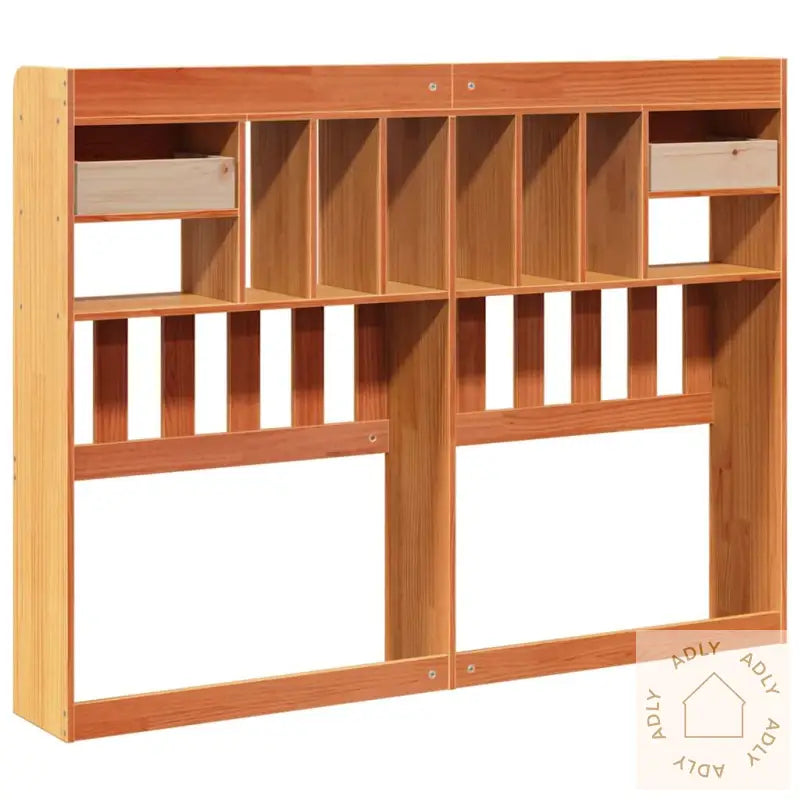 Hodegavl Med Oppbevaring Voksbrun 140 Cm Heltre Furu