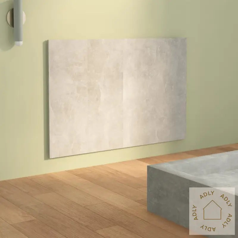 Sengegavl Betonggrå 120X1,5X80 Cm Konstruert Tre
