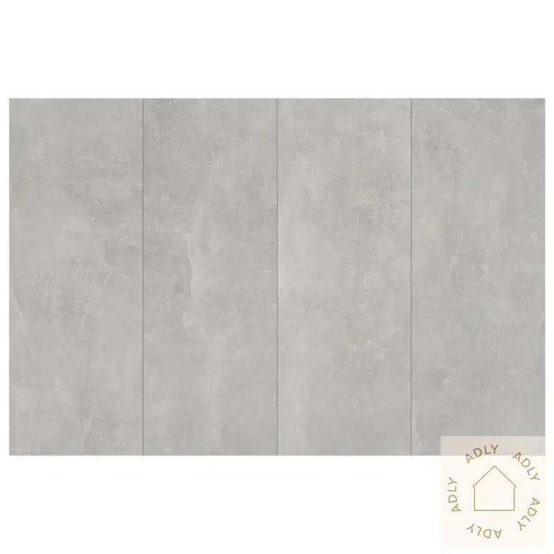 Sengegavl Betonggrå 120X1,5X80 Cm Konstruert Tre