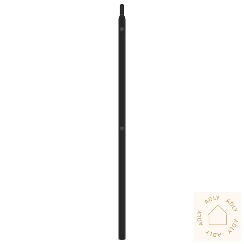 Sengegavl I Metall Svart 193 Cm
