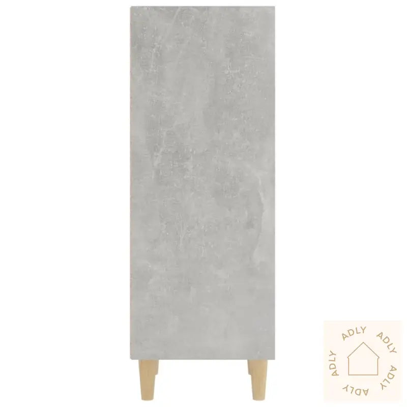 Skjenk Betonggrå 34,5X32,5X90 Cm Konstruert Tre