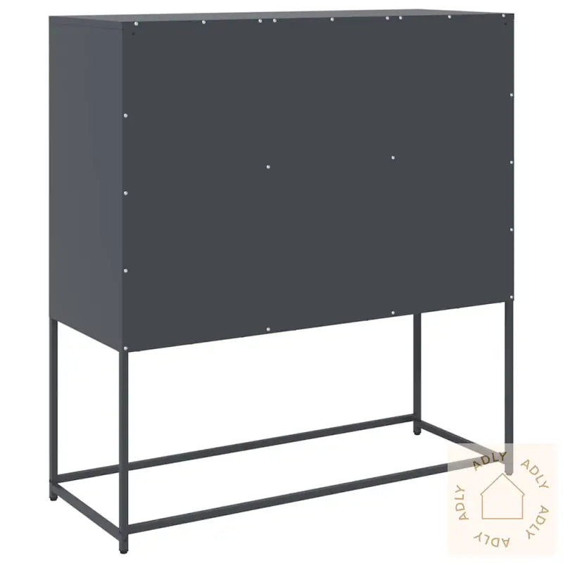 Skjenk Antrasitt 100,5X39X107 Cm Kaldvalset Stål