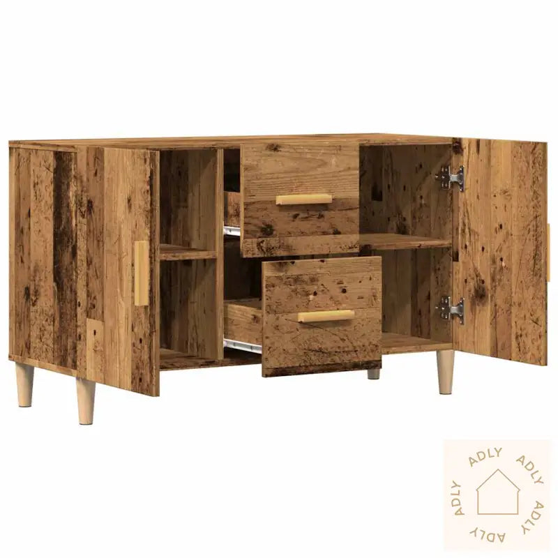 Skjenk Gammelt Tre 100X36X60 Cm Konstruert Tre