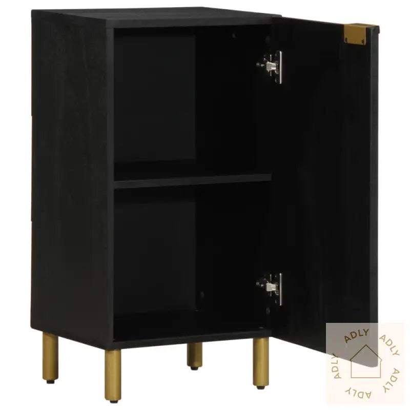 Skjenk Svart 40X33X75 Cm Konstruert Tre