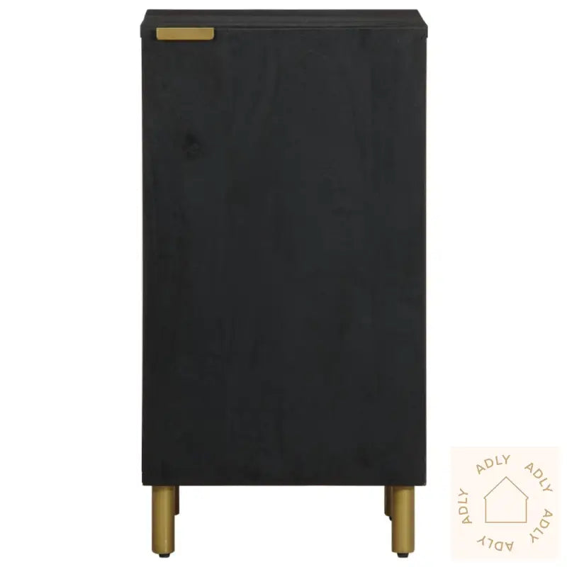 Skjenk Svart 40X33X75 Cm Konstruert Tre