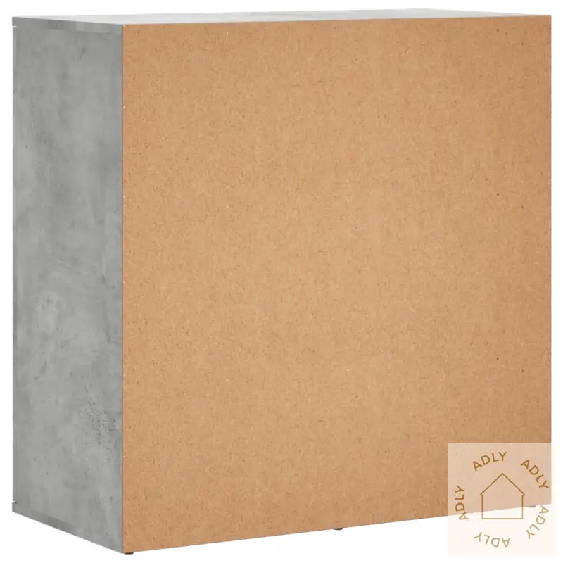 Skjenk Betonggrå 79X38X80 Cm Konstruert Tre
