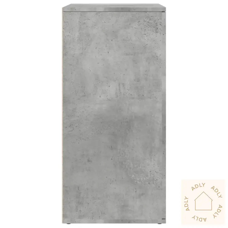 Skjenk Betonggrå 79X38X80 Cm Konstruert Tre