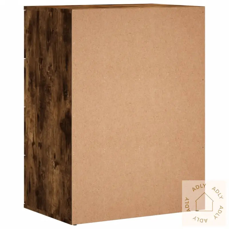Skjenk Røkt Eik 60X39X80 Cm Konstruert Tre