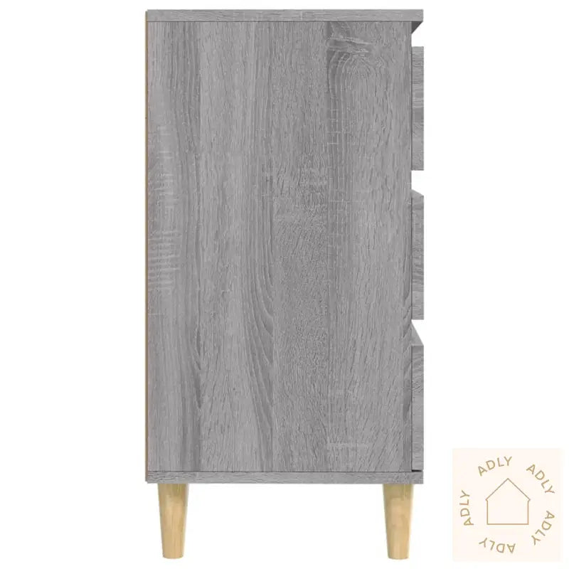 Skjenk Grå Sonoma 60X35X70 Cm Konstruert Tre