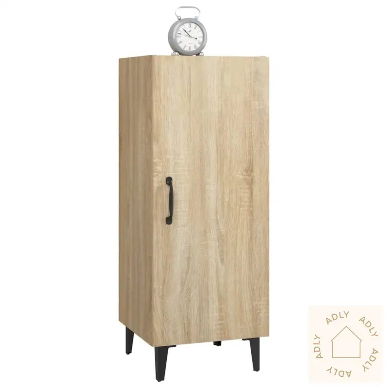 Skjenk Sonoma Eik 34,5X34X90 Cm Konstruert Tre