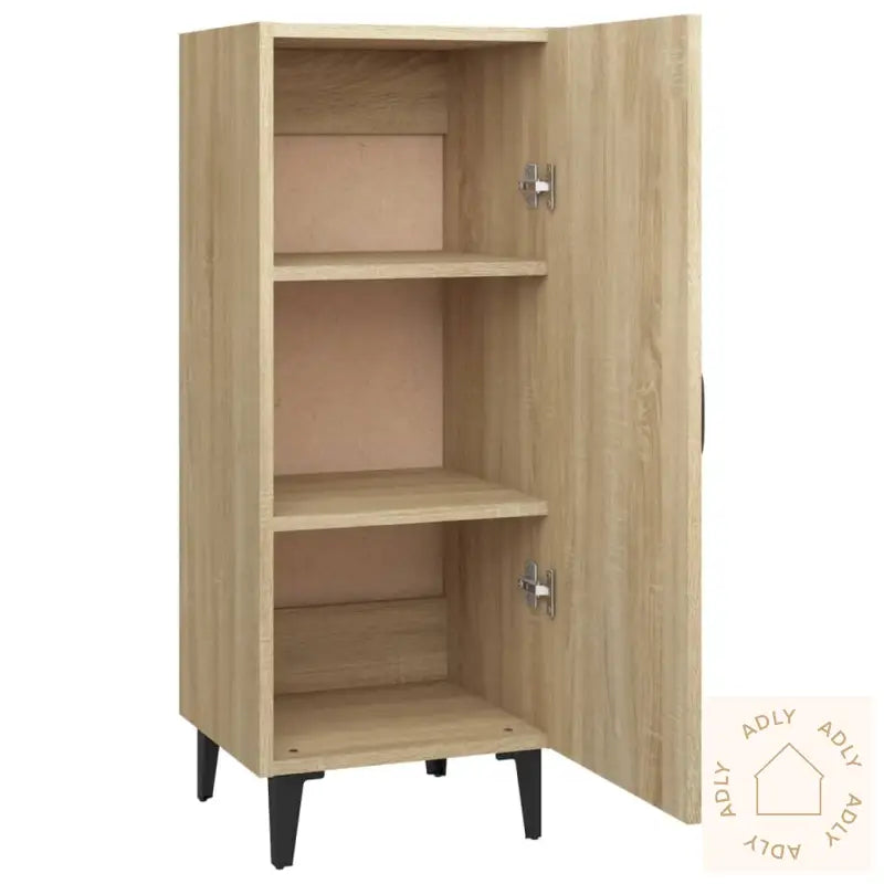 Skjenk Sonoma Eik 34,5X34X90 Cm Konstruert Tre